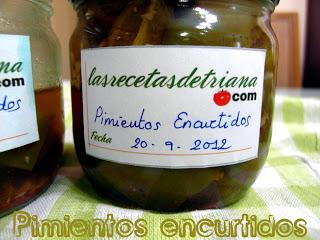 Pimientos Encurtidos