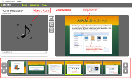 ZENITING: Sincronización de Power Point con Video