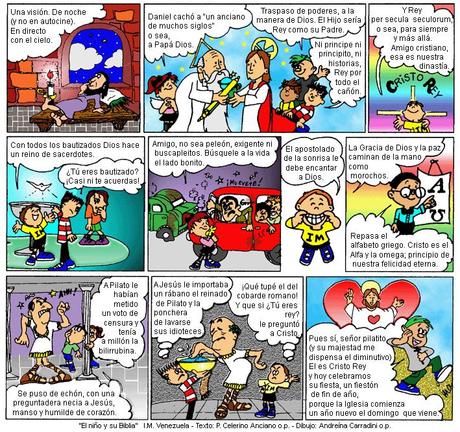 EVANGELIO DOMINICAL EN CÓMIC: (CRISTO REY) 25 de Noviembre del 2012