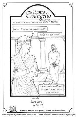 EVANGELIO DOMINICAL EN CÓMIC: (CRISTO REY) 25 de Noviembre del 2012