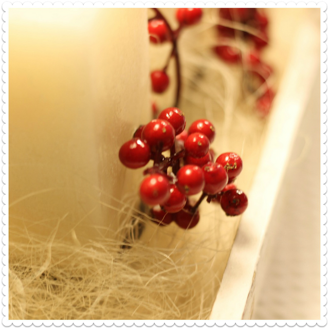 4 mesas de navidad: rojo - 4 Christmas table settings: red