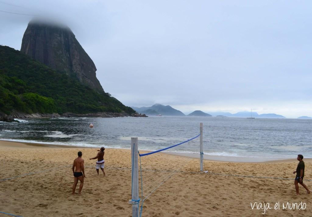 Así es Río de Janeiro, cuando llueve