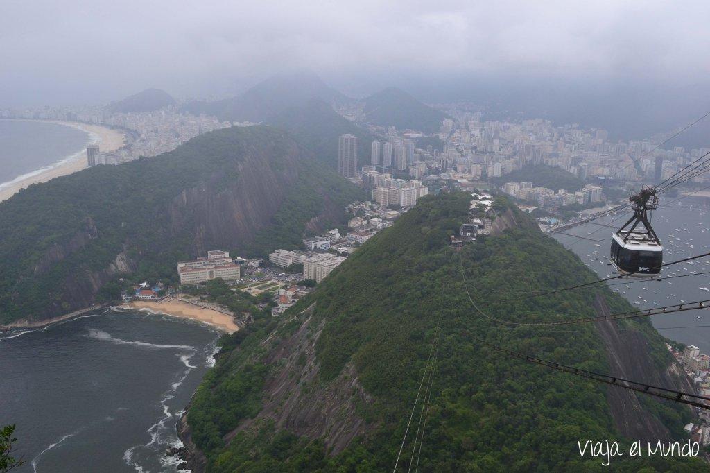 Así es Río de Janeiro, cuando llueve