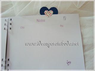 Agenda Boda y Marcapáginas