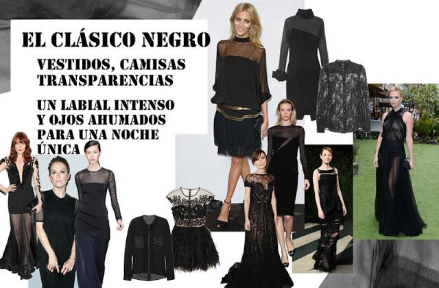 La moda del clásico negro no pierde su vigencia