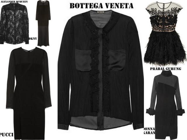 La moda del clásico negro no pierde su vigencia