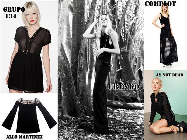 La moda del clásico negro no pierde su vigencia