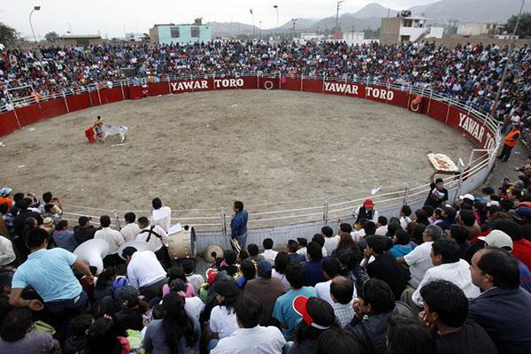 Corrida de toros en Perú