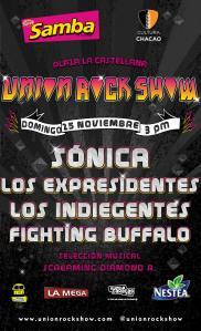 Ciclo Union Rock Show 2012 ofrece concierto en la Plaza La Castellana