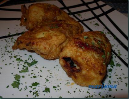 piquillos rellenos de morcilla,racion copia