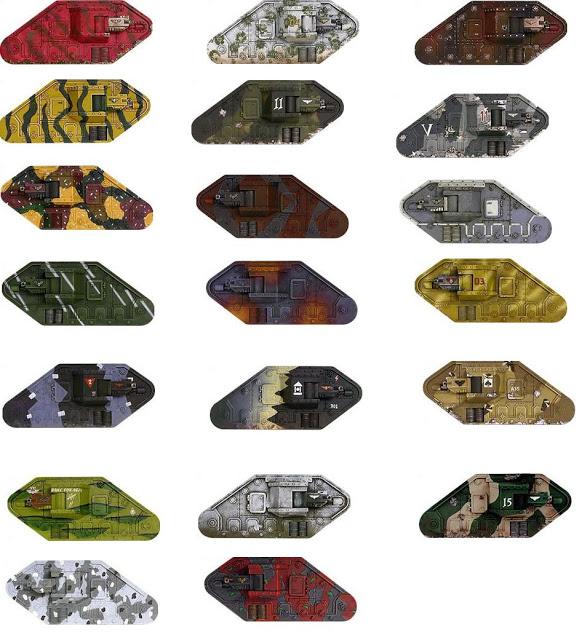 Esquemas de camuflaje para la G.I