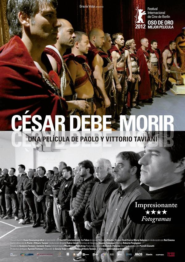 Póster: César debe morir (Paolo Taviani, Vittorio Taviani, 2.012)