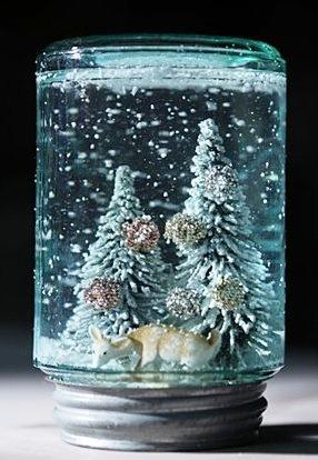 FRASCO DE NIEVE PARA NAVIDAD