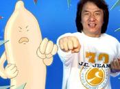 Jackie Chan ayuda prevenir preservativo karateka