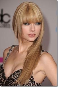 estilo pelo liso taylor swift