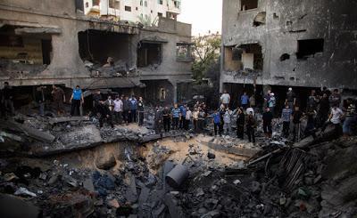 Franja de Gaza, una semana bajo las bombas israelitas.