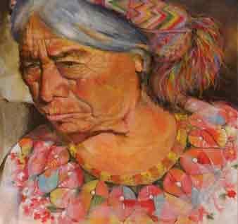 Retrato de la exposición 'Caminando' de Gustavo Manzano. Óleo sobre lienzo. Retrato de la exposición 'Caminando' de Gustavo Manzano. Óleo sobre lienzo.