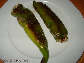 PIMIENTOS RELLENOS DE BERENJENA Y QUESO