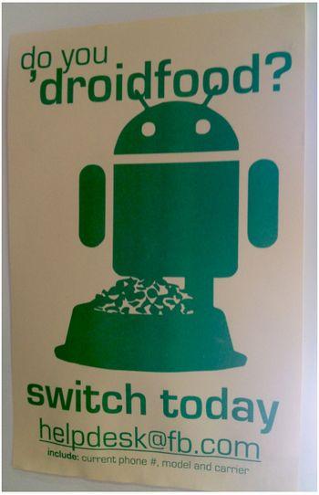 Facebook sugiere a sus empleados que usen Android para tratar de crear un producto mejor