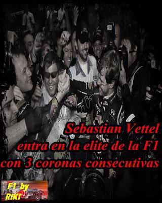 DURA LUCHA DE VETTEL PARA SER CAMPEON EN 2012