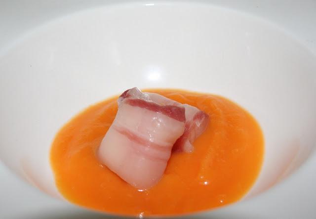 CALABAZA + PANCETA IBÉRICA + QUESO