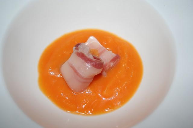 CALABAZA + PANCETA IBÉRICA + QUESO