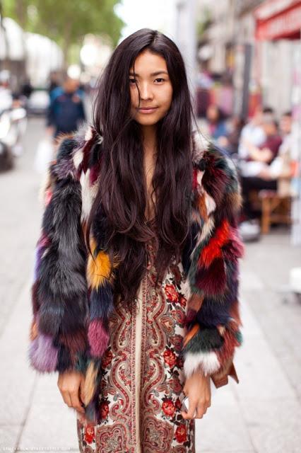 Fur Coat Street Style