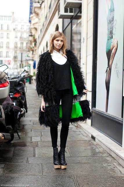 Fur Coat Street Style