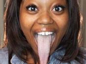 lengua larga mundo casi tamaño iPhone pertenece chica CURIOSIDADES