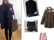 Leather skirt Green Parka