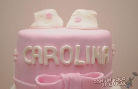 bautizo5 Tarta para el bautizo de Carolina