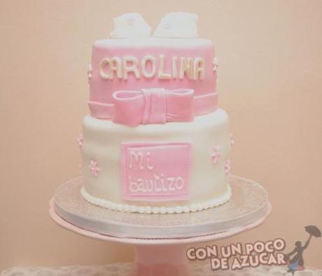 bautizo1 Tarta para el bautizo de Carolina
