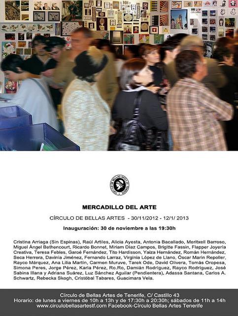 Mercadillo del Arte en el Círculo de BBAA de S/C de Tenerife