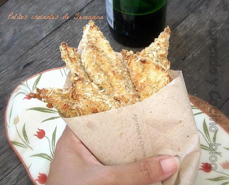 Palitos crocantes de Berenjena / Crispy eggplant baked snack