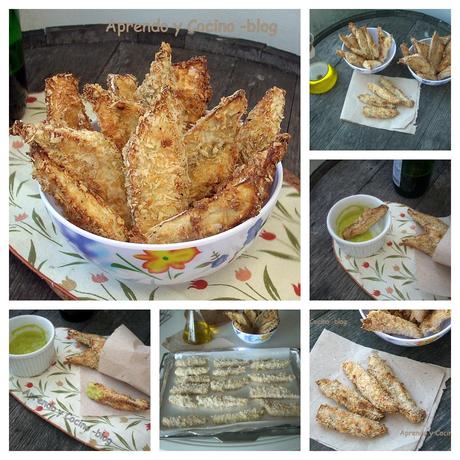 Palitos crocantes de Berenjena / Crispy eggplant baked snack