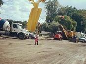 Boulevard mayo cuando ponían concreto hidráulico