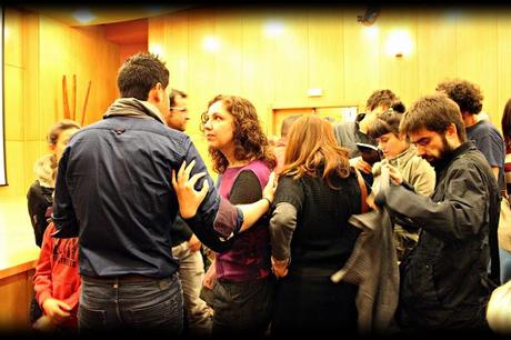 Fotos y texto primera presentación: Sala Ibercaja