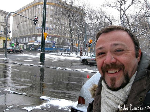 Cracovia: Amanecer de un día nevado