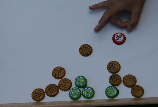 Juego 'Angry Birds' casero