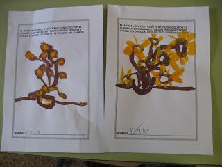 Los girasoles en tres pasos