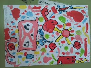 Trabajos creativos a partir de obras de Joan Miró