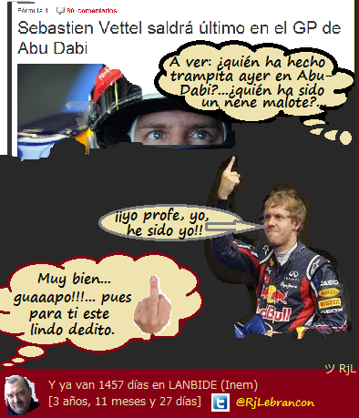 Qué travieso el nene...