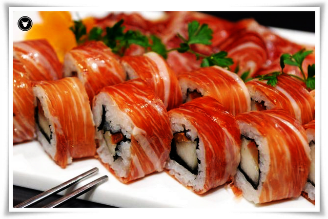 Makis de jamón ibérico