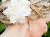 Peinados para novias flores