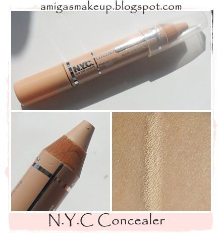 Bare It All de Revlon y Corrector NYC, desde Cosmeticalia.