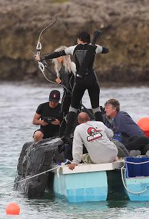 Imágenes en el set de Hawaii de En Llamas