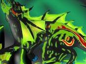 Imagina dragones radiactivos