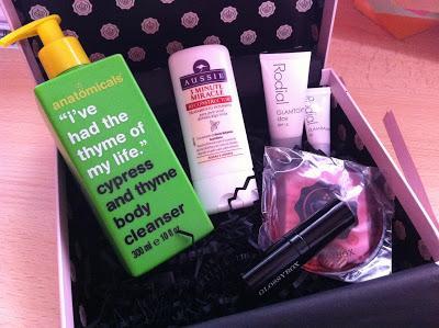 Glossybox Noviembre 2012 Glossybox Noviembre 2012