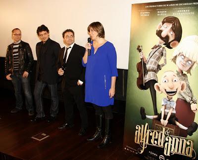 Premiere en Madrid de Alfred & Anna, candidata como mejor corto de animación en los Goya 2013