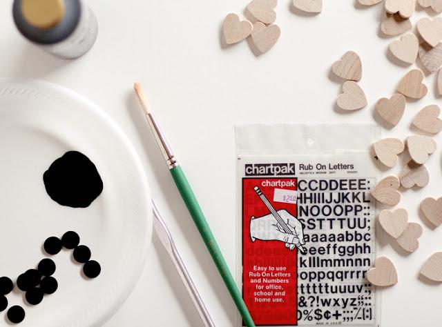 DIY: Abecedario de corazones imantados